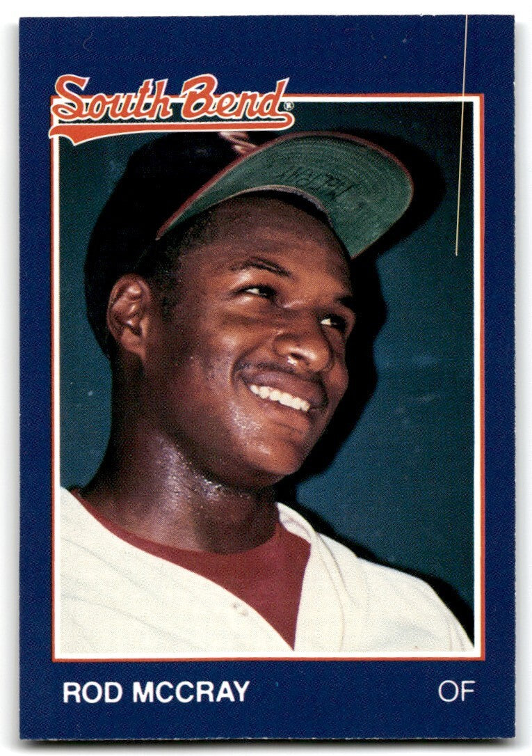1988 Grand Slam Baseball Card Rodney McCray a South Bend White Sox #8