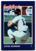 1988 Grand Slam Baseball Card Steve Schrenk b South Bend White Sox #26