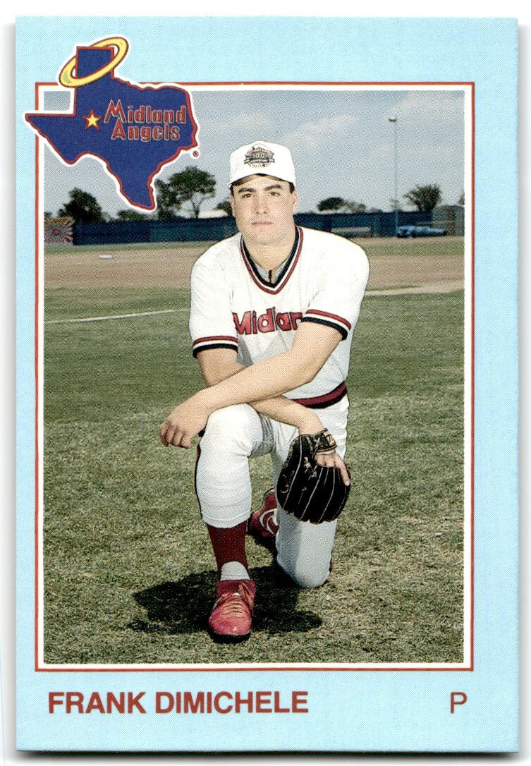 1988 Grand Slam Baseball Card Frank Dimichele Midland Angels #8