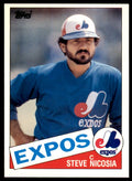 1985 Topps Traded. Steve Nicosia . Montreal Expos #87T