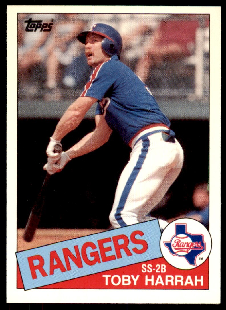 1985 Topps Traded. Toby Harrah . Texas Rangers #46T