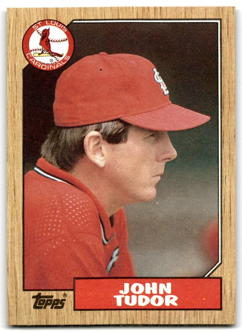 1987 Topps Baseball Card John Tudor St. Louis Cardinals #110