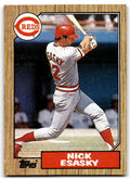 1987 Topps Baseball Card Nick Esasky Cincinnati Reds #13