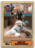 1987 Topps Baseball Card Wally Backman New York Mets #48