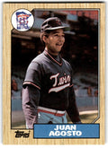 1987 Topps Baseball Cards Juan Agosto Minnesota Twins #277