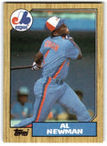 1987 Topps Baseball Cards Al Newman Rookie Montreal Expos #323