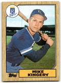 1987 Topps Baseball Cards Mike Kingery Rookie Kansas City Royals #203