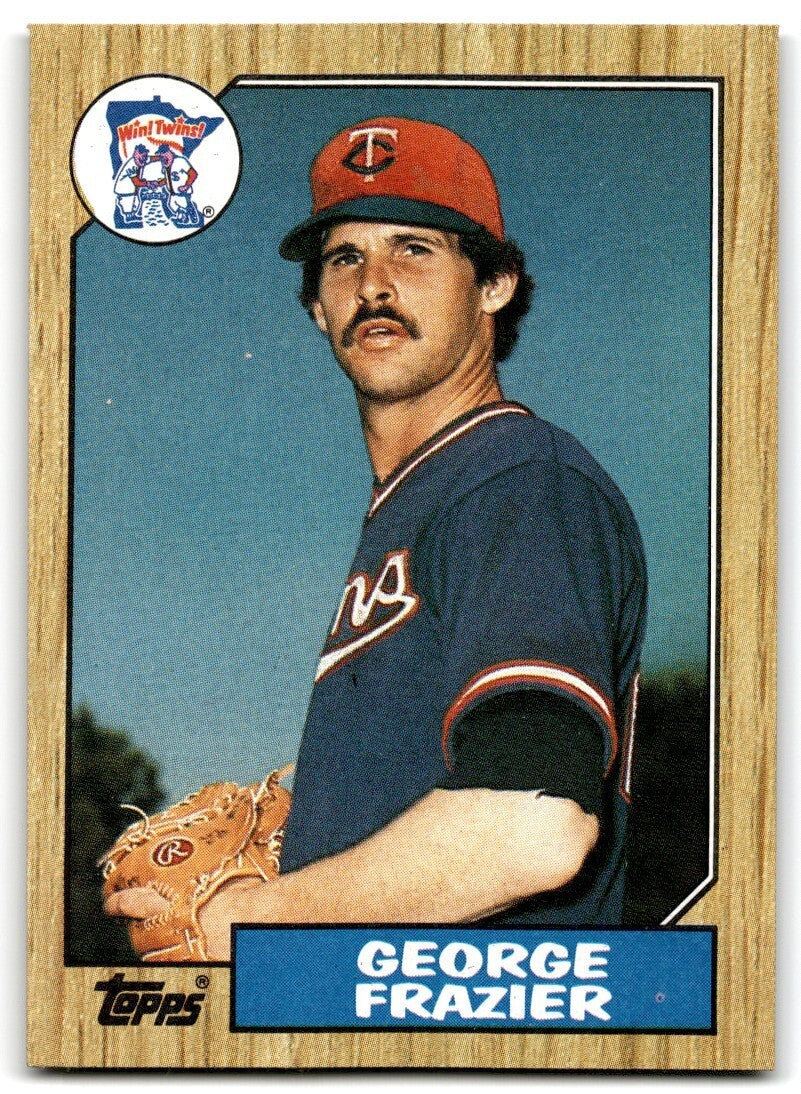 1987 Topps Baseball Cards George Frazier Minnesota Twins #207
