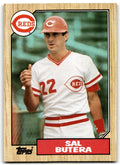 1987 Topps Baseball Cards Sal Butera Cincinnati Reds #358