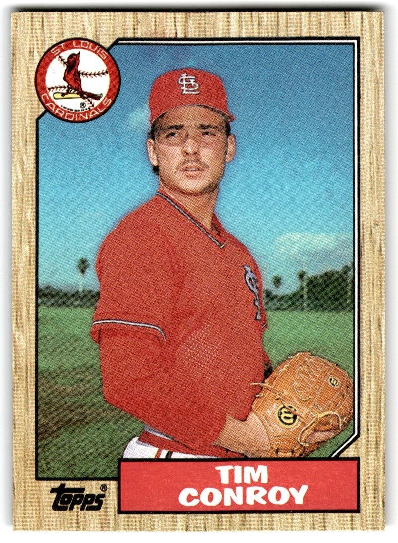 1987 Topps Baseball Cards Tim Conroy St. Louis Cardinals #338