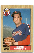 1987 Topps Baseball Cards Doug Corbett California Angels #359