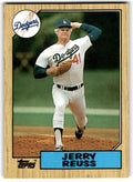 1987 Topps Baseball Cards Jerry Reuss Los Angeles Dodgers #682