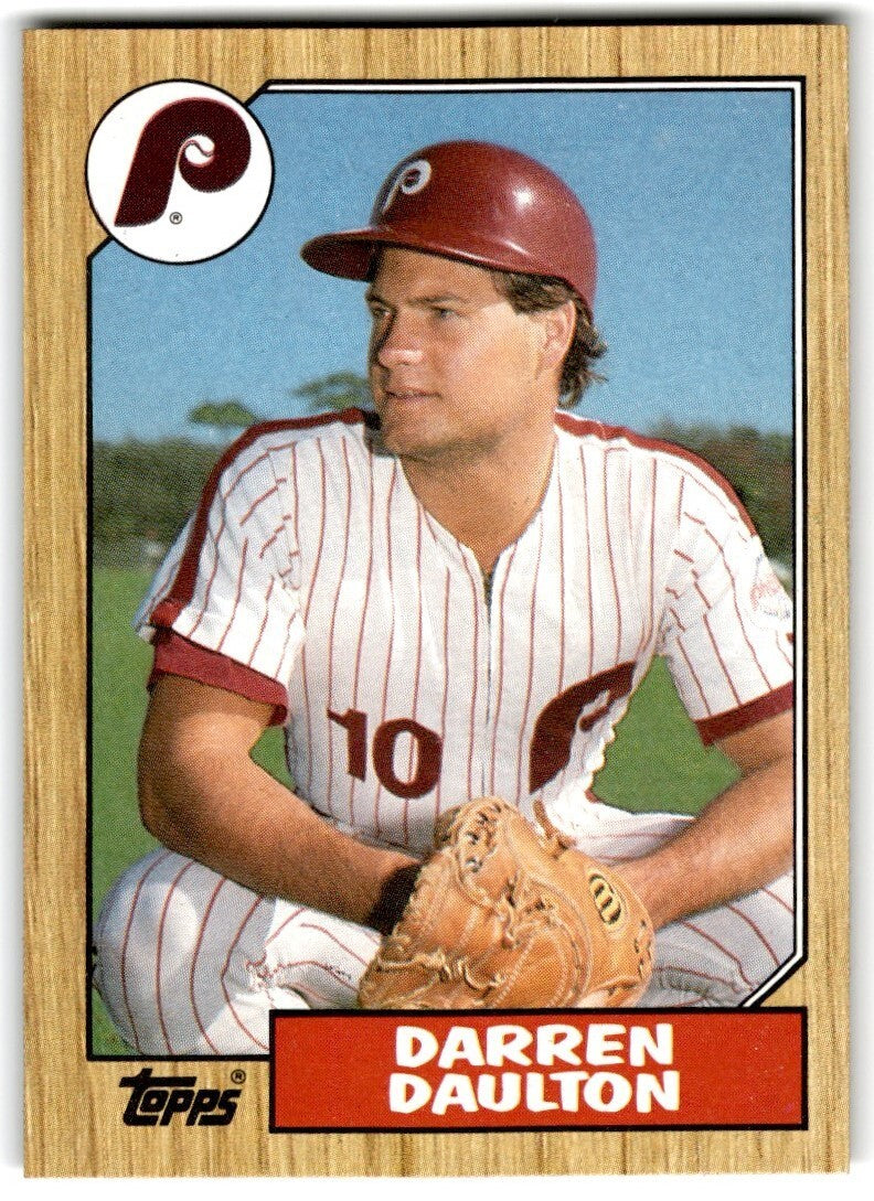 1987 Topps Baseball Cards Darren Daulton Philadelphia Phillies #636