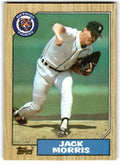 1987 Topps Baseball Cards Jack Morris Detroit Tigers #778