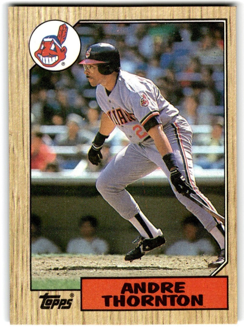 1987 Topps Baseball Cards Andre Thornton Cleveland Indians #780