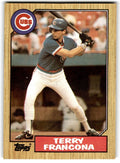 1987 Topps Baseball Cards Terry Francona Chicago Cubs #785