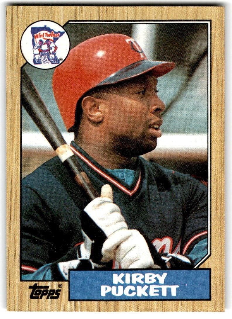 1987 Topps Baseball Cards Kirby Puckett Minnesota Twins #450