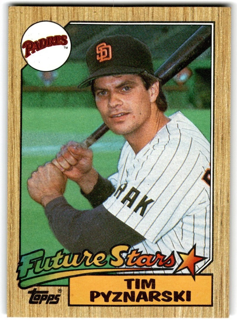1987 Topps Baseball Cards Tim Pyznarski Rookie San Diego Padres #429