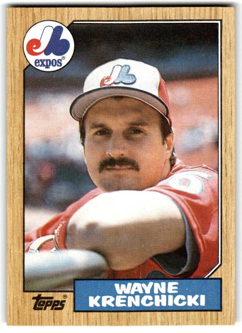 1987 Topps Baseball Cards Wayne Krenchicki Montreal Expos #774