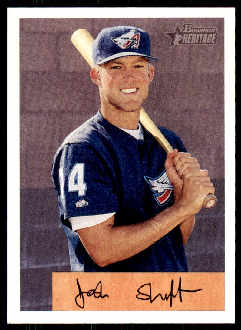 2002 Bowman Heritage Josh Shaffer . Anaheim Angels #276