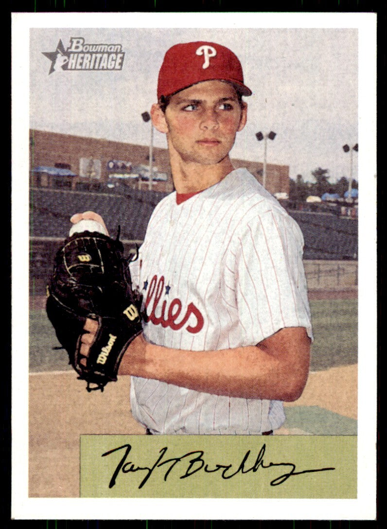 2002 Bowman Heritage Taylor Buchholz . Philadelphia Phillies #155