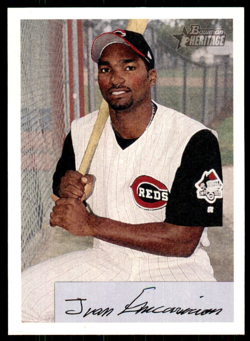 2002 Bowman Heritage Juan Encarnacion . Cincinnati Reds #178