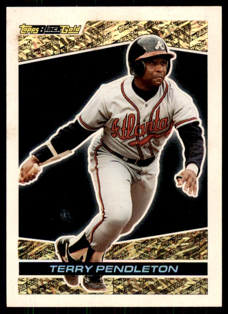 1993 Topps Gold Terry Pendleton . Atlanta Braves #15