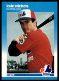 1987 Fleer Update Glossy. Reid Nichols . Montreal Expos #U-89