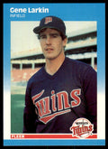 1987 Fleer Update Glossy. Gene Larkin . Minnesota Twins #U-59