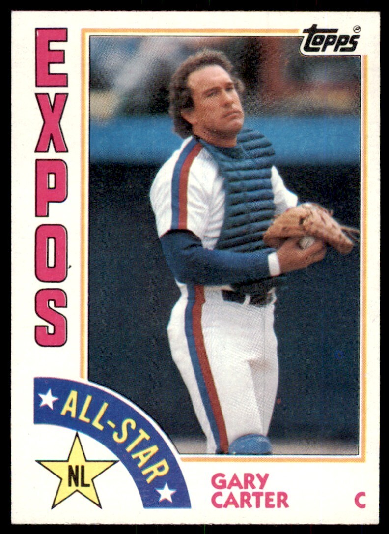 1984 Topps Gary Carter Baseball Cards #393