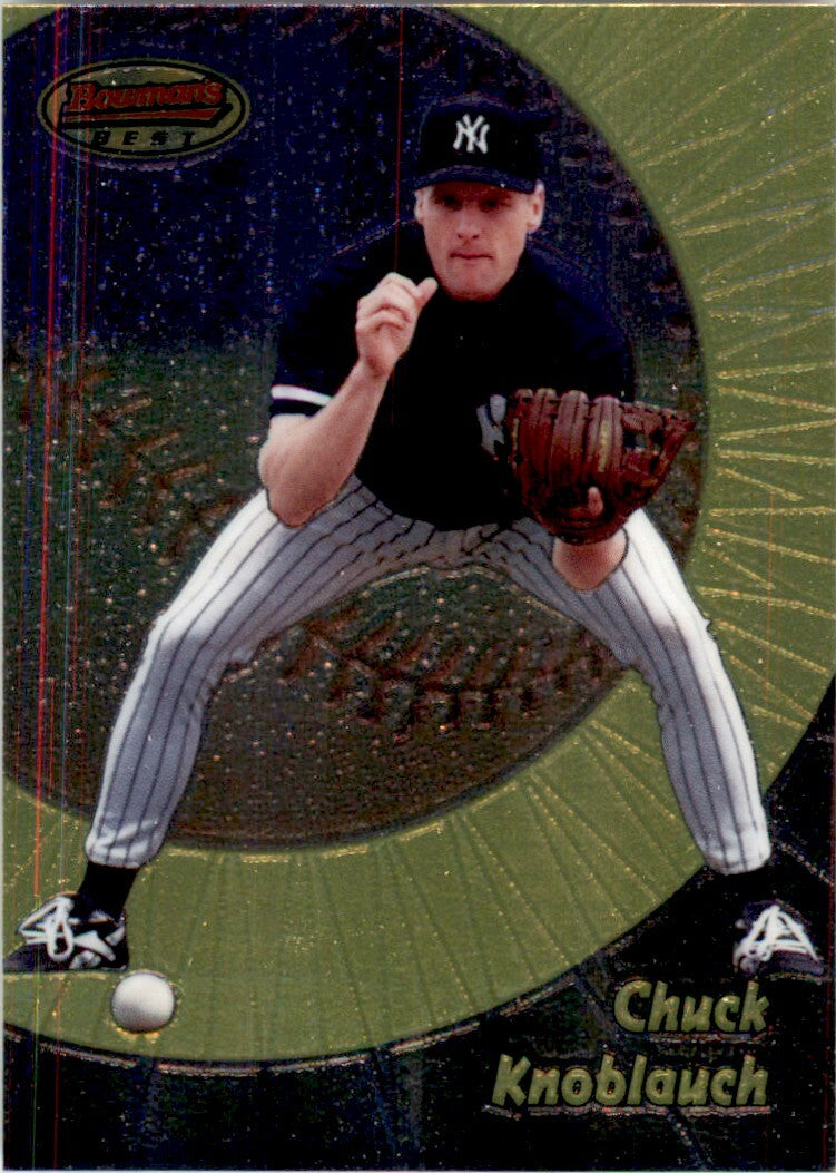 1998 Bowman's Best Chuck Knoblauch . Minnesota Twins #10