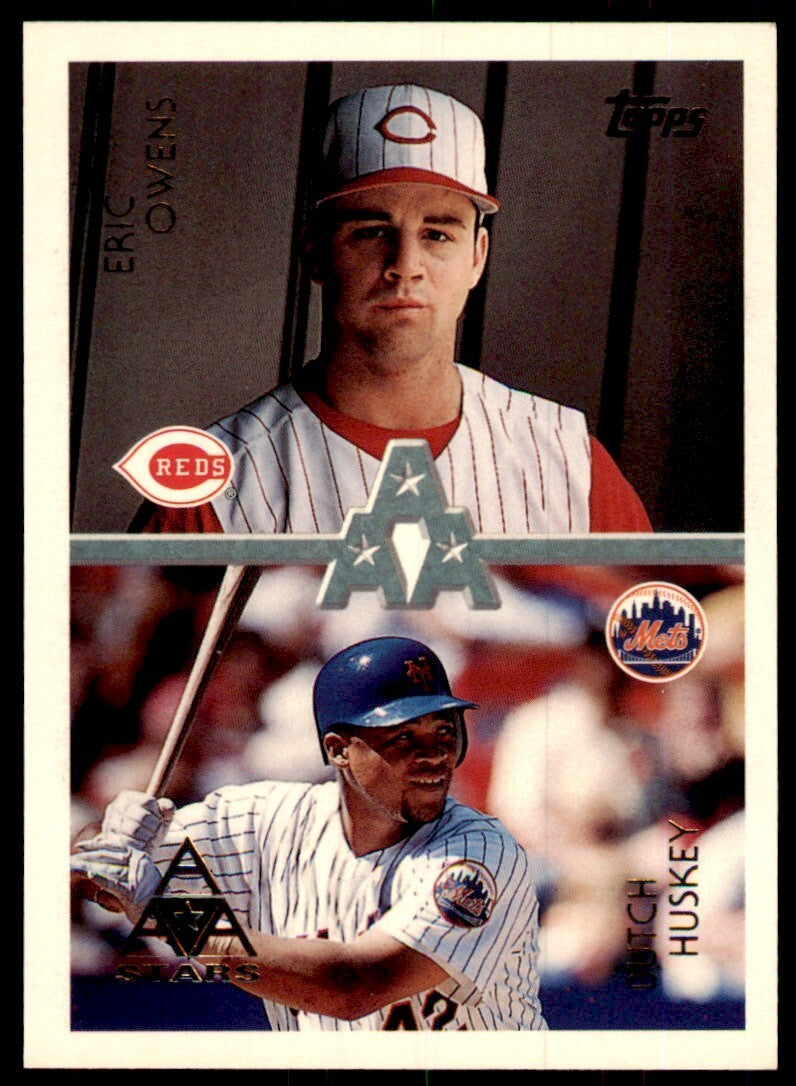 1996 Topps Eric Owens/Butch Huskey Baseball Cards #104