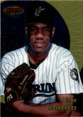1998 Bowman's Best Livan Hernandez . Florida Marlins #98