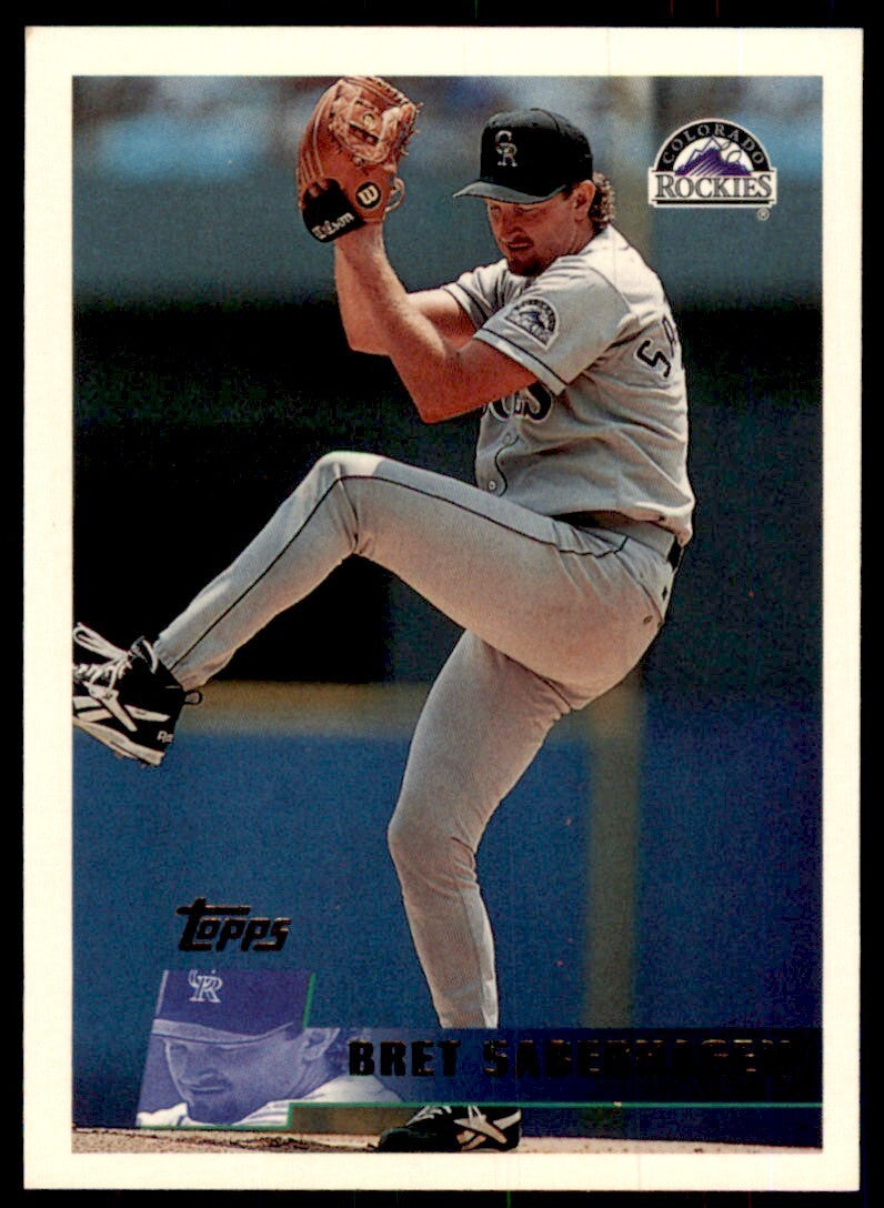 1996 Topps. Bret Saberhagen A Baseball Cards #292