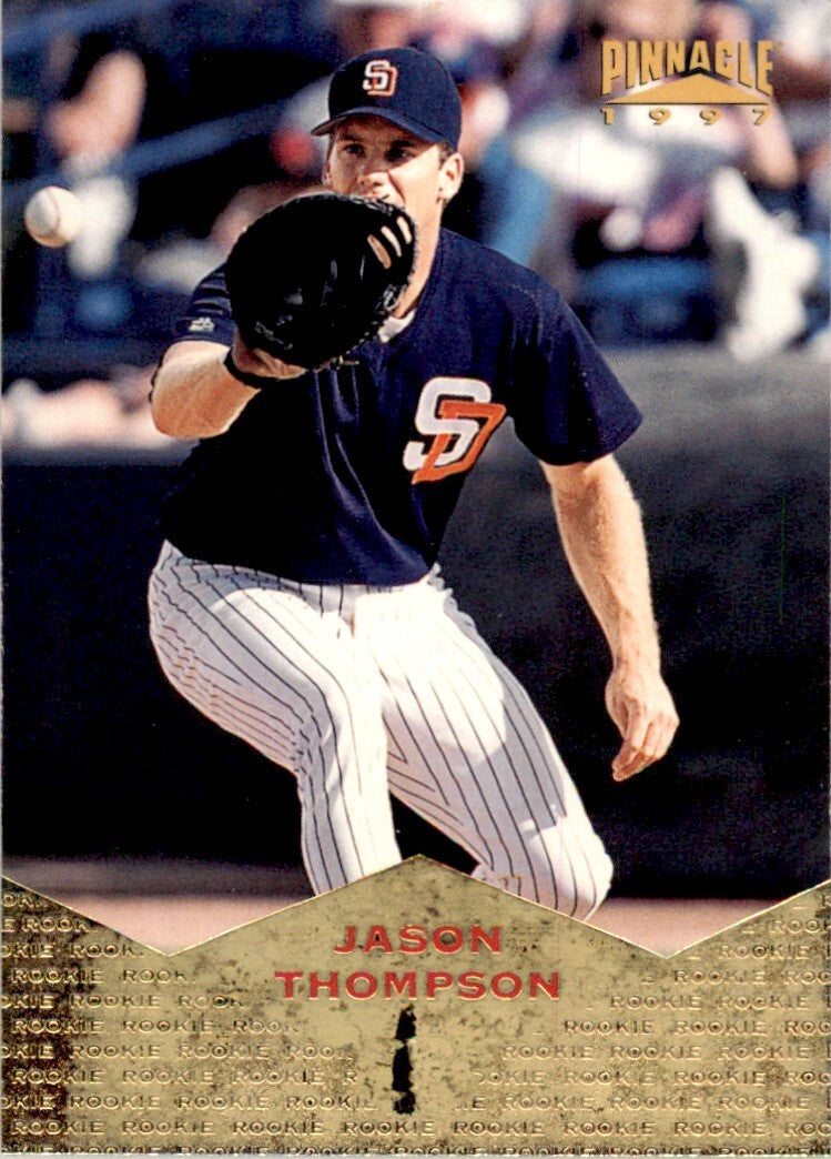 1997 Pinnacle Gold Jason Thompson . San Diego Padres #180