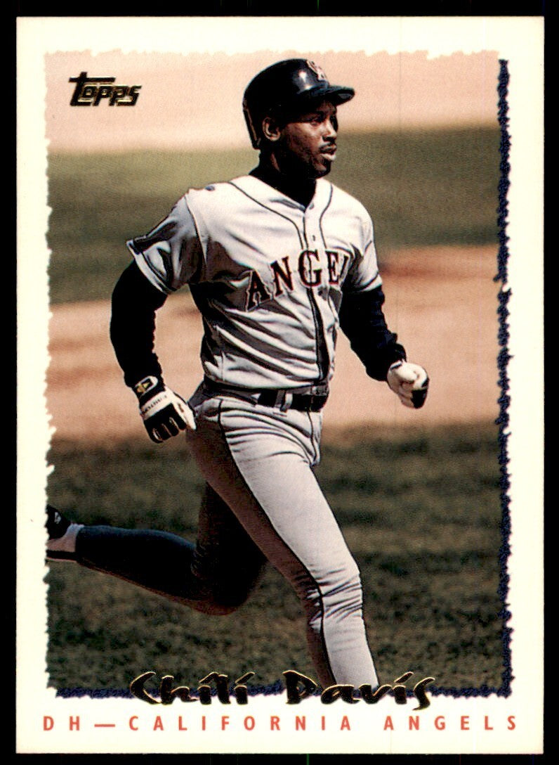 1995 Topps Chili Davis A Baseball Cards #335