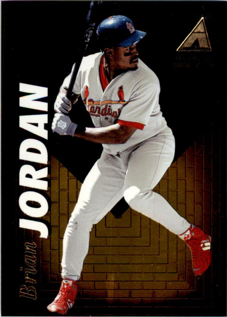 1995 Pinnacle Zenith Brian Jordan . St. Louis Cardinals #11