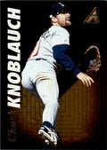 1995 Pinnacle Zenith Chuck Knoblauch . Minnesota Twins #17