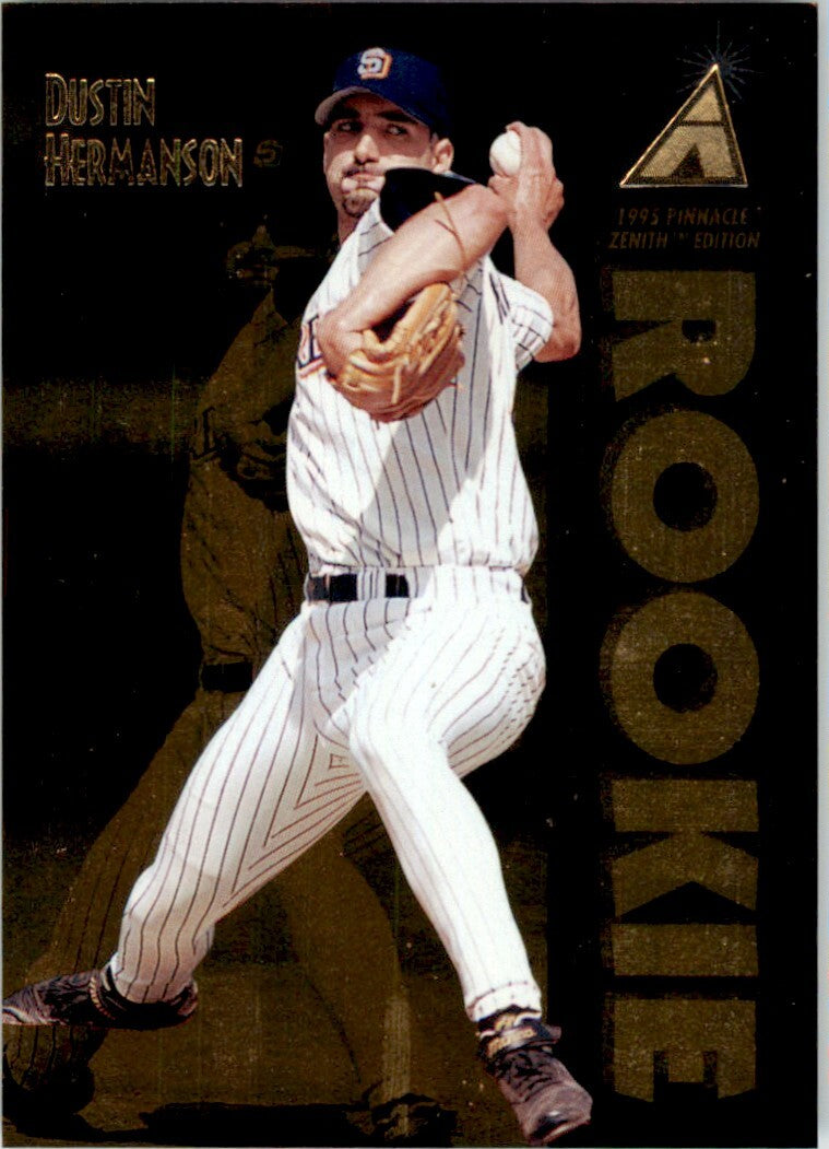 1995 Pinnacle Zenith Dustin Hermanson . San Diego Padres #117