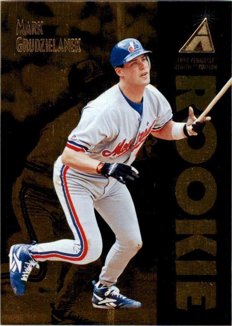 1995 Pinnacle Zenith Mark Grudzielanek . Montreal Expos #122