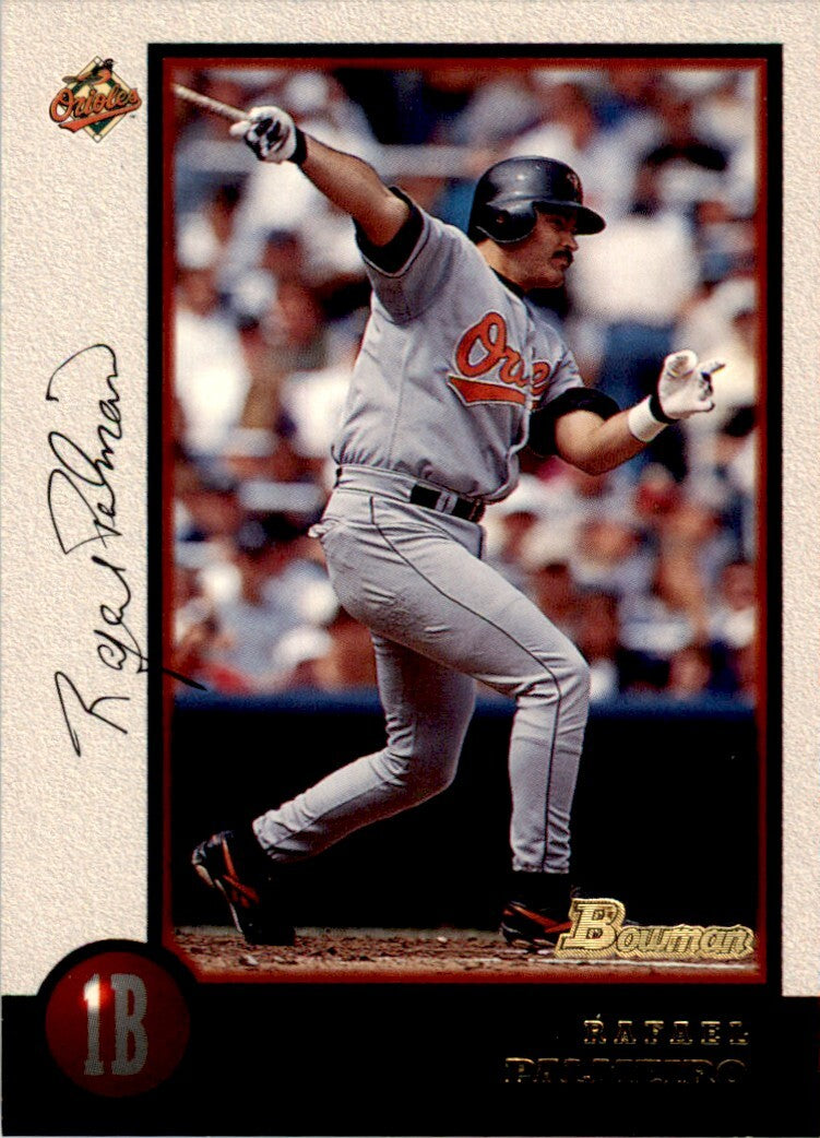 1998 Bowman Rafael Palmeiro . Baltimore Orioles #26