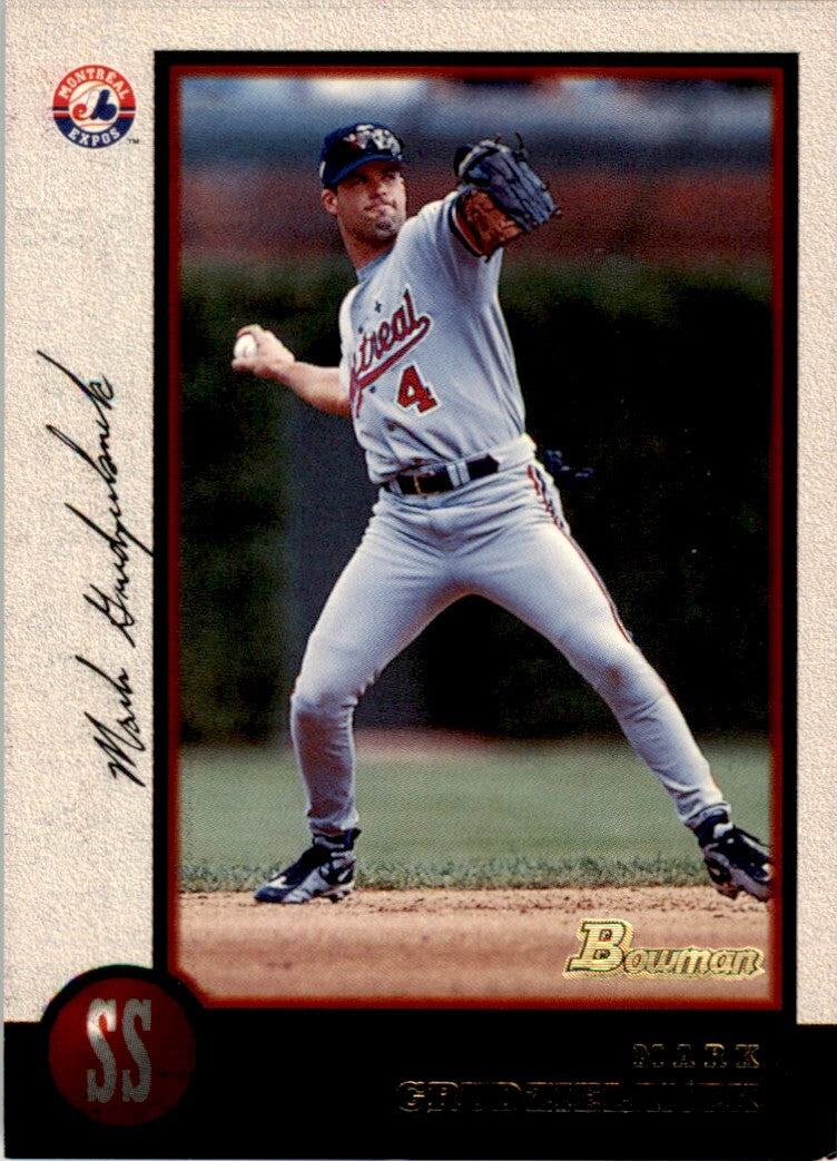 1998 Bowman Mark Grudzielanek . Montreal Expos #49