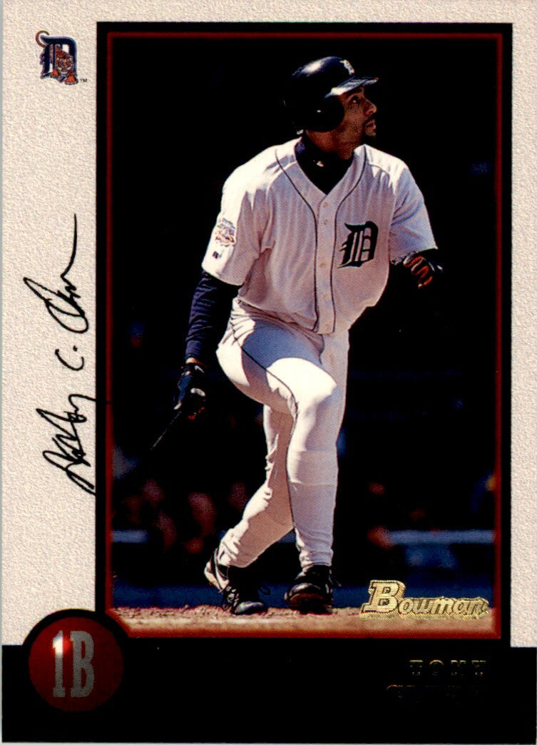 1998 Bowman Tony Clark . Detroit Tigers #61