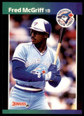 1989 Donruss Fred McGriff Baseball Cards #70