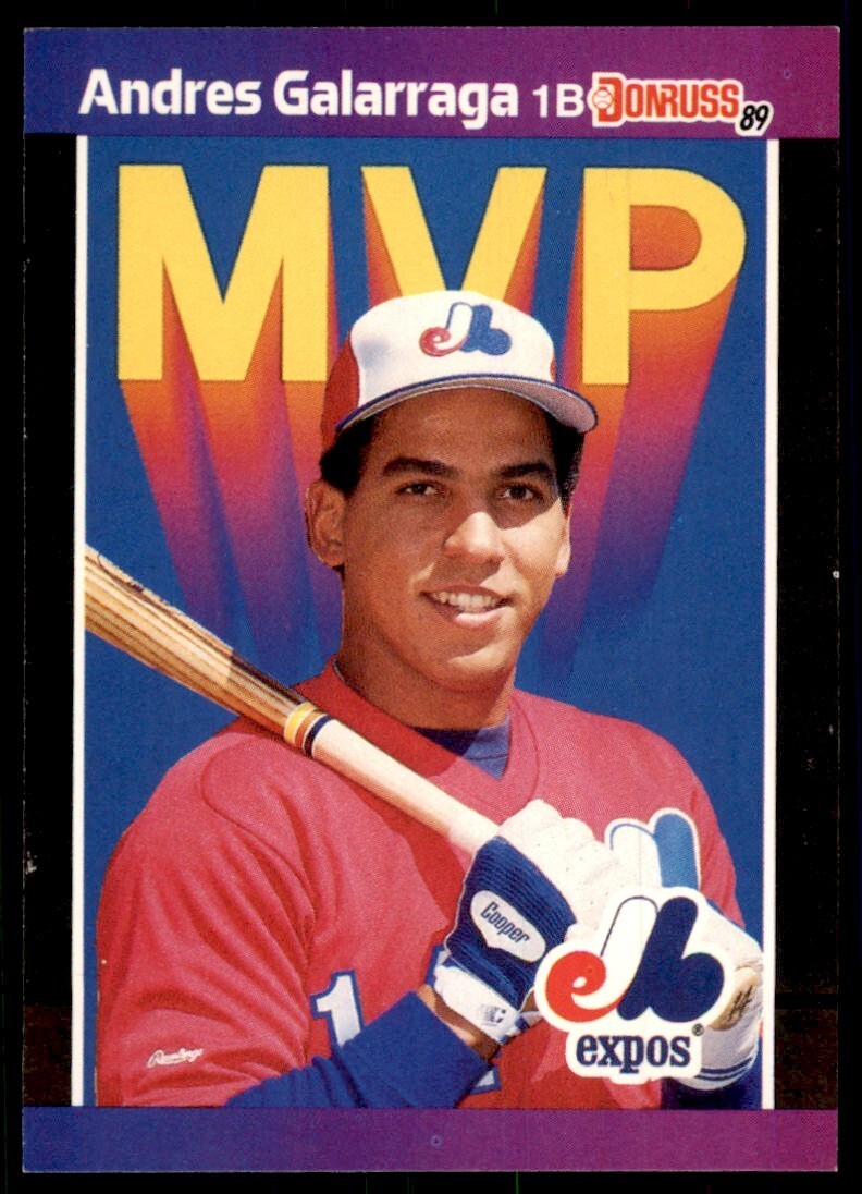 1989 Donruss Andres Galarraga Baseball Cards #BC-16