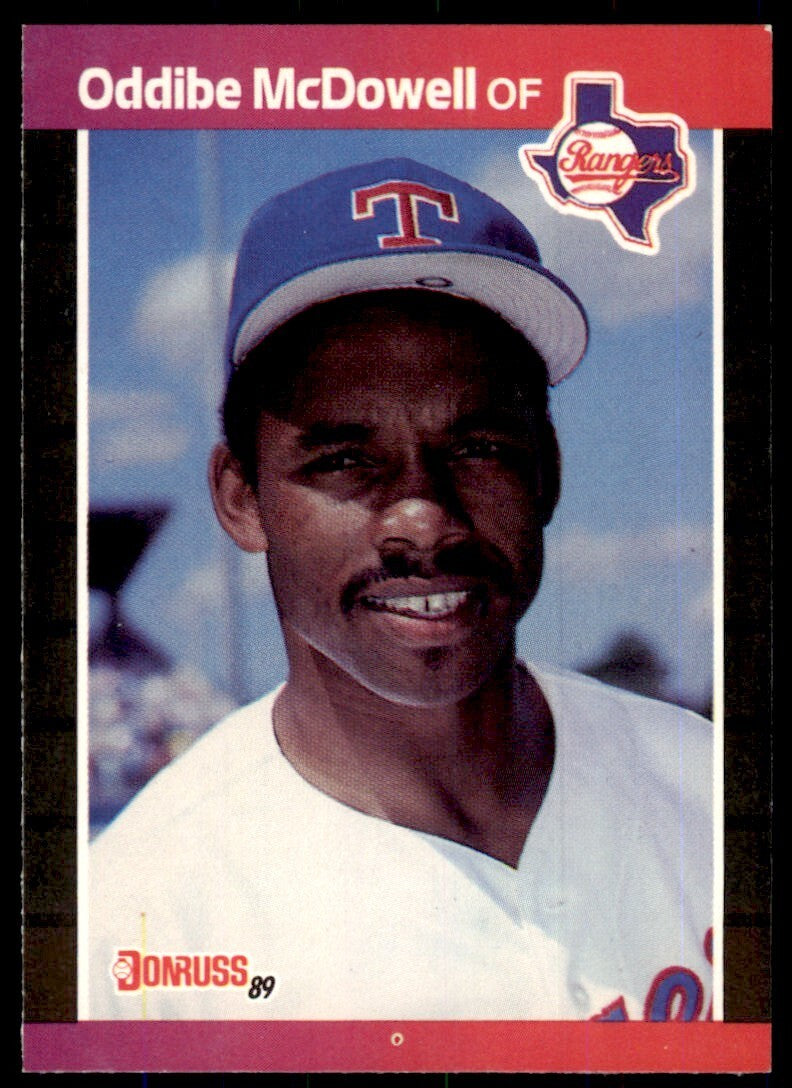 1989 Donruss Oddibe McDowell Baseball Cards #378