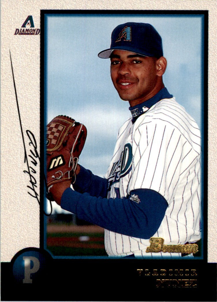 1998 Bowman Vladimir Nunez . Arizona Diamondbacks #331