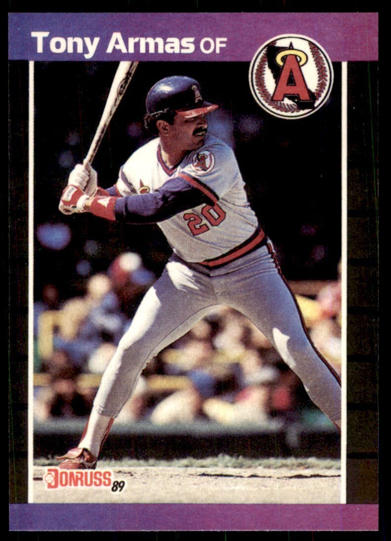1989 Donruss Tony Armas A Baseball Cards #580