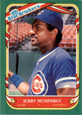 1987 Fleer Star Stickers Jerry Mumphrey . Chicago Cubs #82