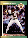 1989 Donruss Felix Fermin A Baseball Cards #565